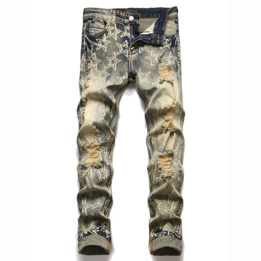 Denim Pants for Men Jeans Baggy Mens Trousers Wide Leg Jeans Slim Fit Jean Man Men's Clothing Flared Male Cargo Y2k Shorts New